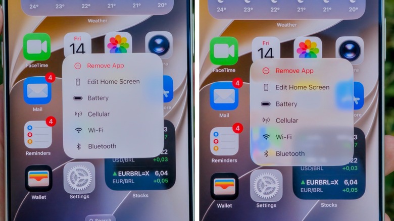 Apple iOS 27-də şüşə effektinin şəffaflığını dəyişməyə imkan verib