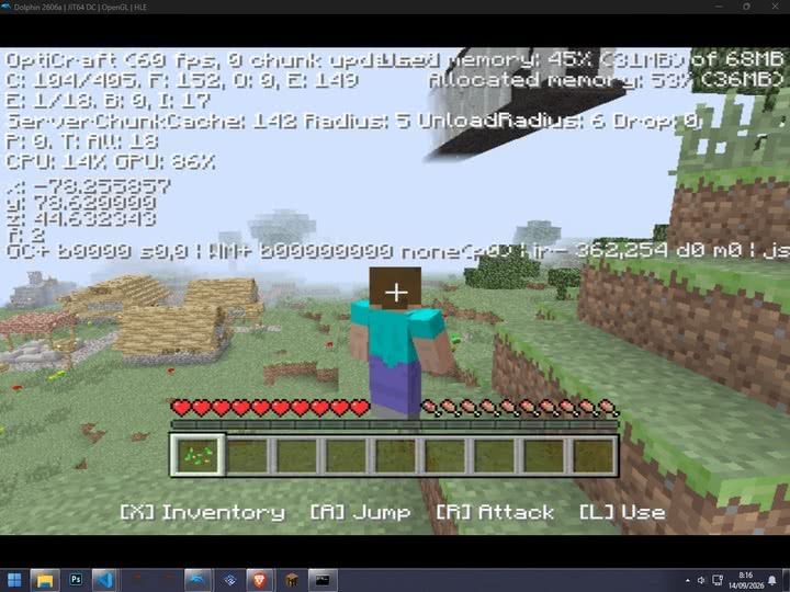 OptiProjects Minecraft-ı PS2 və Wii üçün qeyri-rəsmi yayımladı