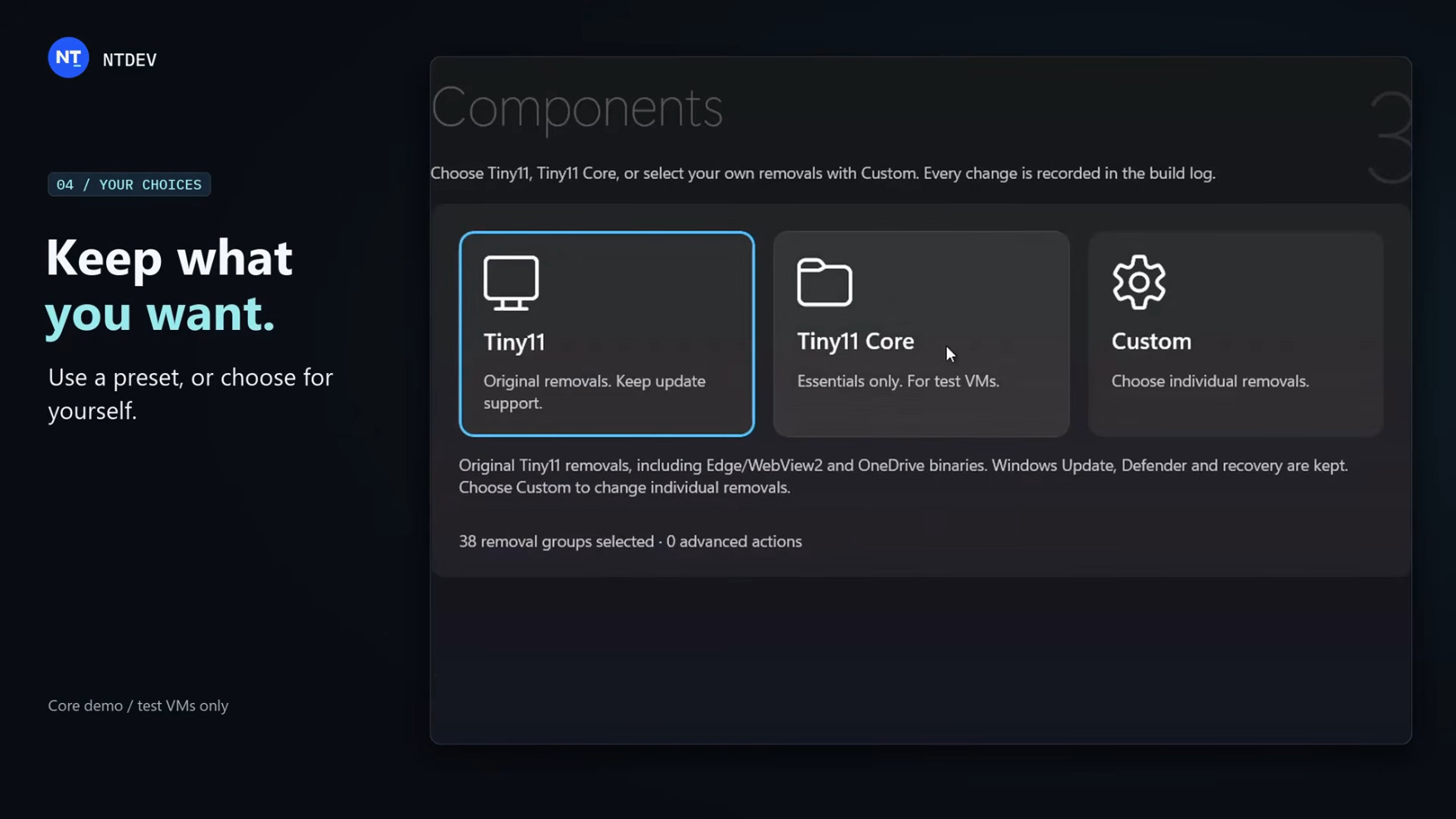 Tiny11 yaradıcısı Windows 11-i yüngülləşdirən yenilənmiş aləti təqdim etdi