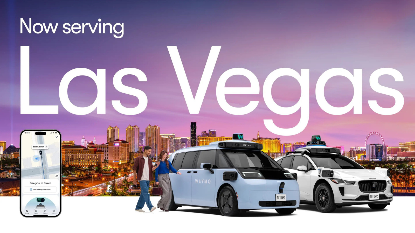 Waymo Las-Veqasda sürücüsüz robotaksi xidmətini işə saldı