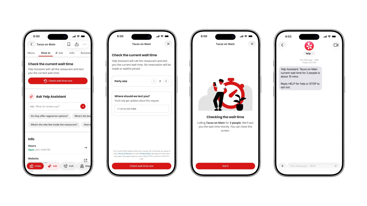 Yelp restoranlara zəng edib gözləmə vaxtını öyrənən AI agenti təqdim etdi