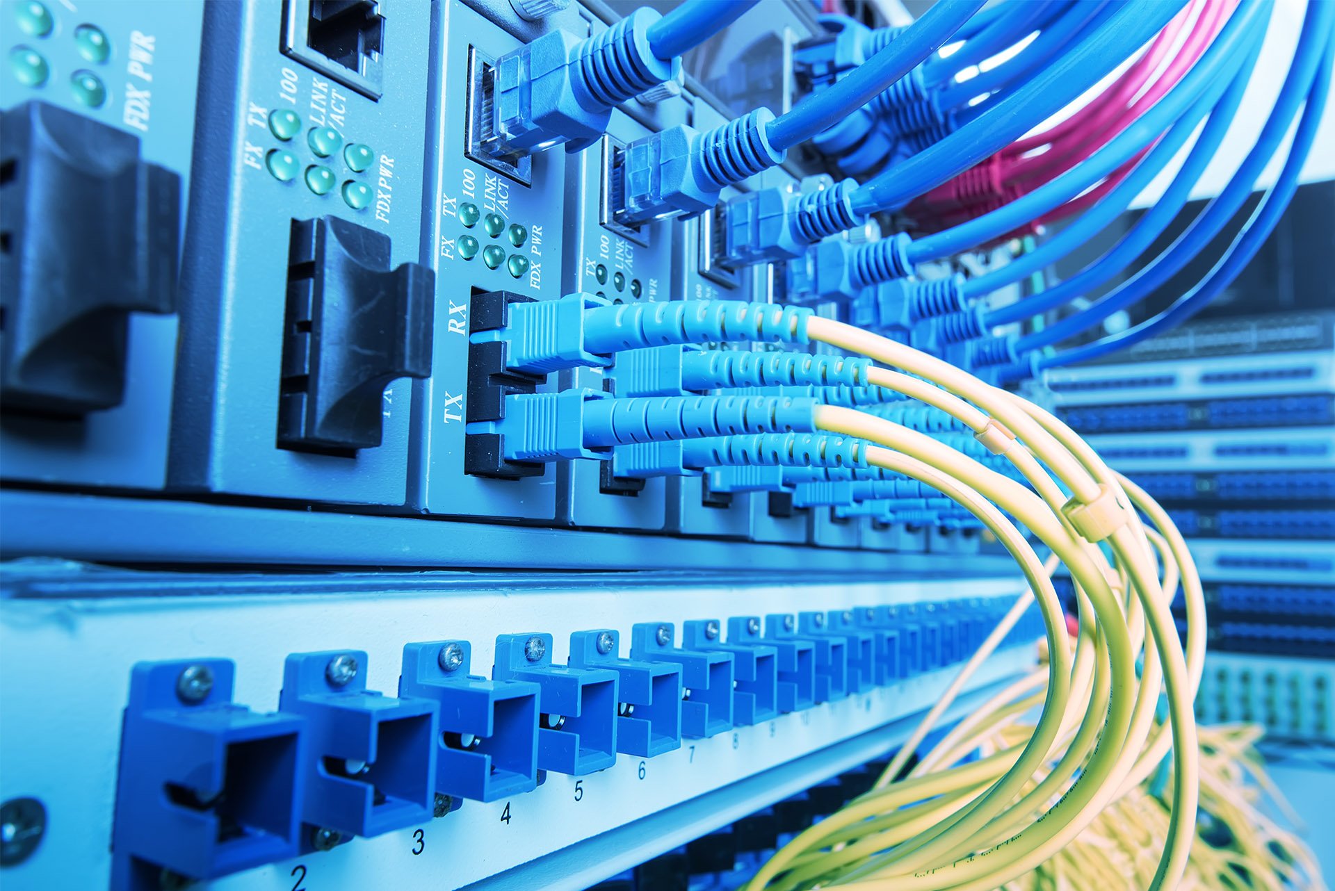 Fiber optik kabel internet